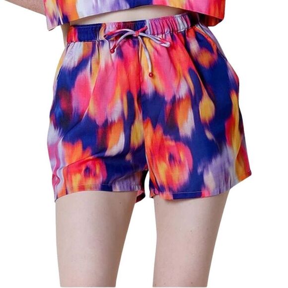 HT 360 Collective Colorful High Waist Shorts - Picture 2 of 8